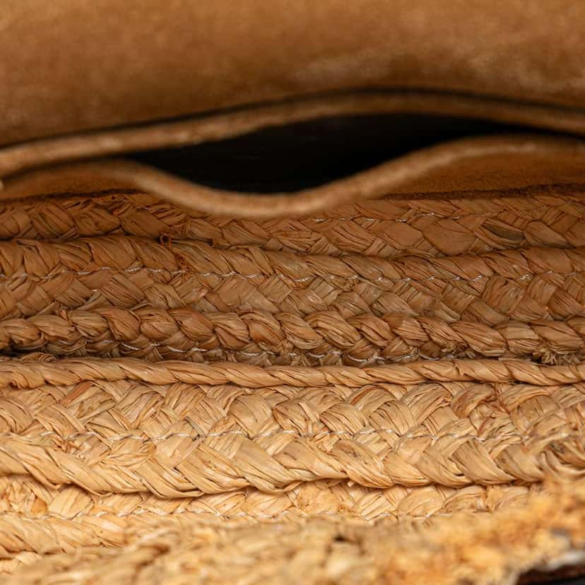 Loewe Mini Raffia Gate Crossbody Brown Good condition - Box View