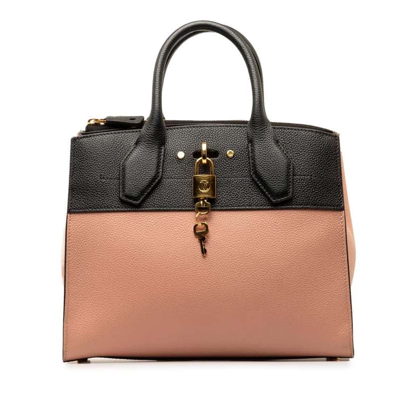 Louis Vuitton City Steamer PM Pink Leather Good condition - Front View