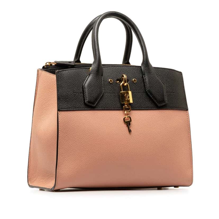 Louis Vuitton City Steamer PM Pink Leather Good condition - Back View