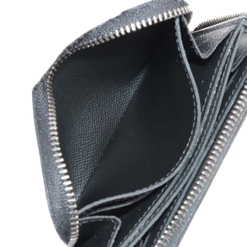 Louis Vuitton Monogram Eclipse Vertical Zippy Coin Purse Black Good condition - Inside View