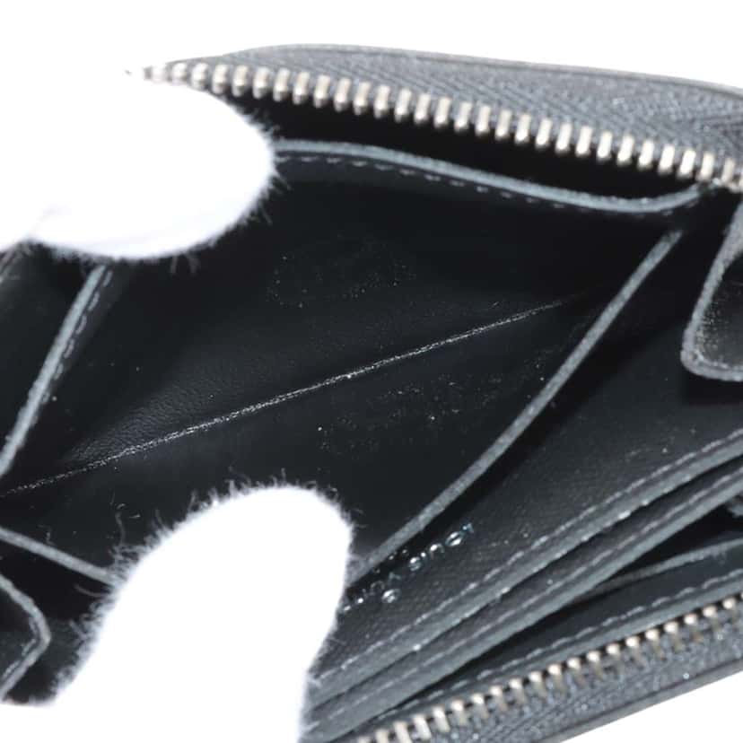Louis Vuitton Monogram Eclipse Vertical Zippy Coin Purse Black Good condition - Box View