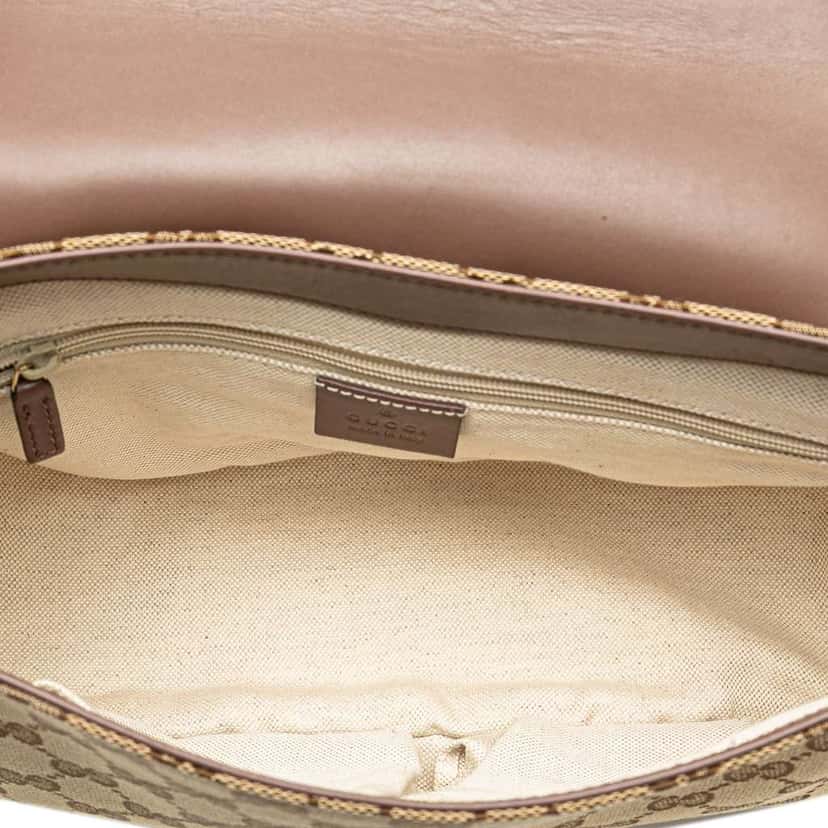 Gucci GG Canvas Sukey Crossbody Brown Canvas Good condition - Model View
