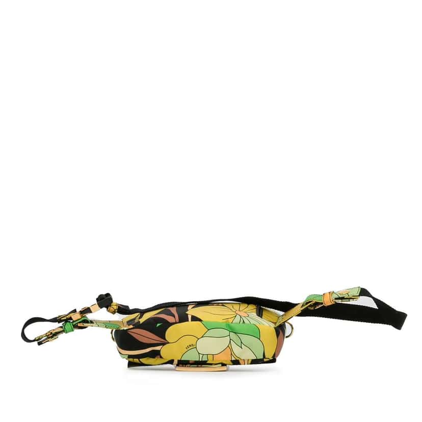 Fendi Floral Convertible Baguette Green Good condition - Model View