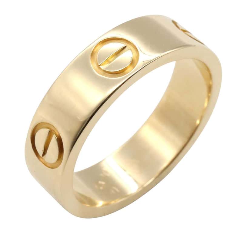 Cartier 18K Yellow Gold Classic Love Ring Gold Gold Good condition - Front View