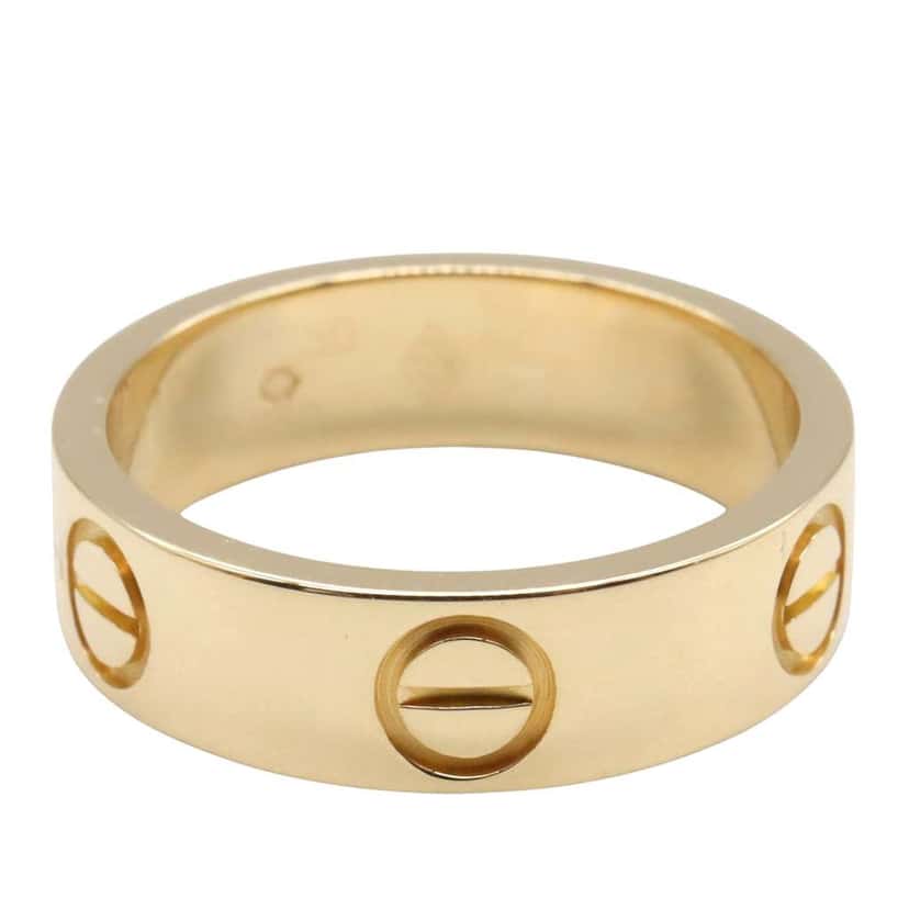 Cartier 18K Yellow Gold Classic Love Ring Gold Gold Good condition - Back View