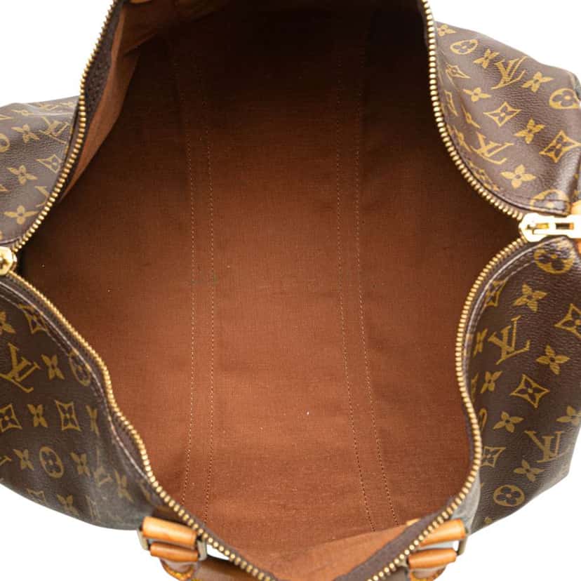 Louis Vuitton Monogram Keepall 50 Brown Good condition - Model View