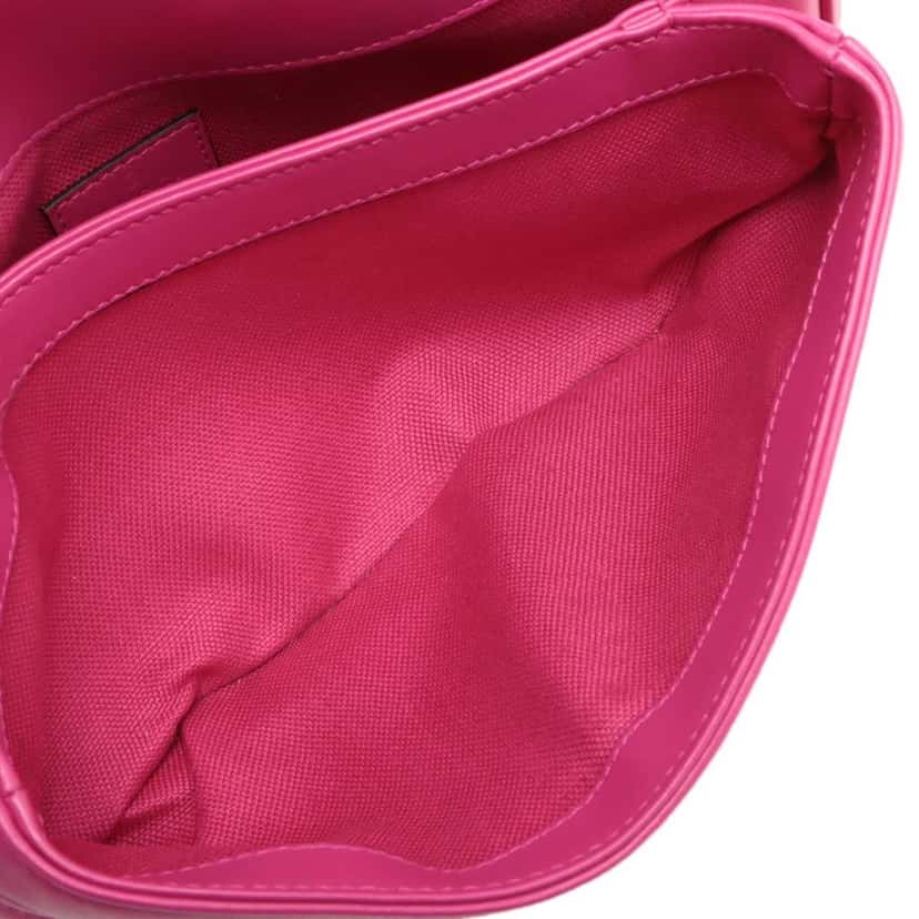 Gucci Small Calfskin GG Marmont 2.0 Satchel Pink Leather Good condition - Model View