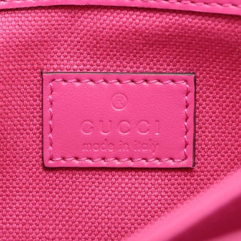 Gucci Small Calfskin GG Marmont 2.0 Satchel Pink Leather Good condition - Box View