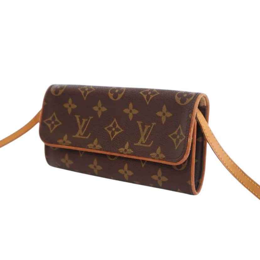 Louis Vuitton Monogram Pochette Twin PM Brown Good condition - Inside View