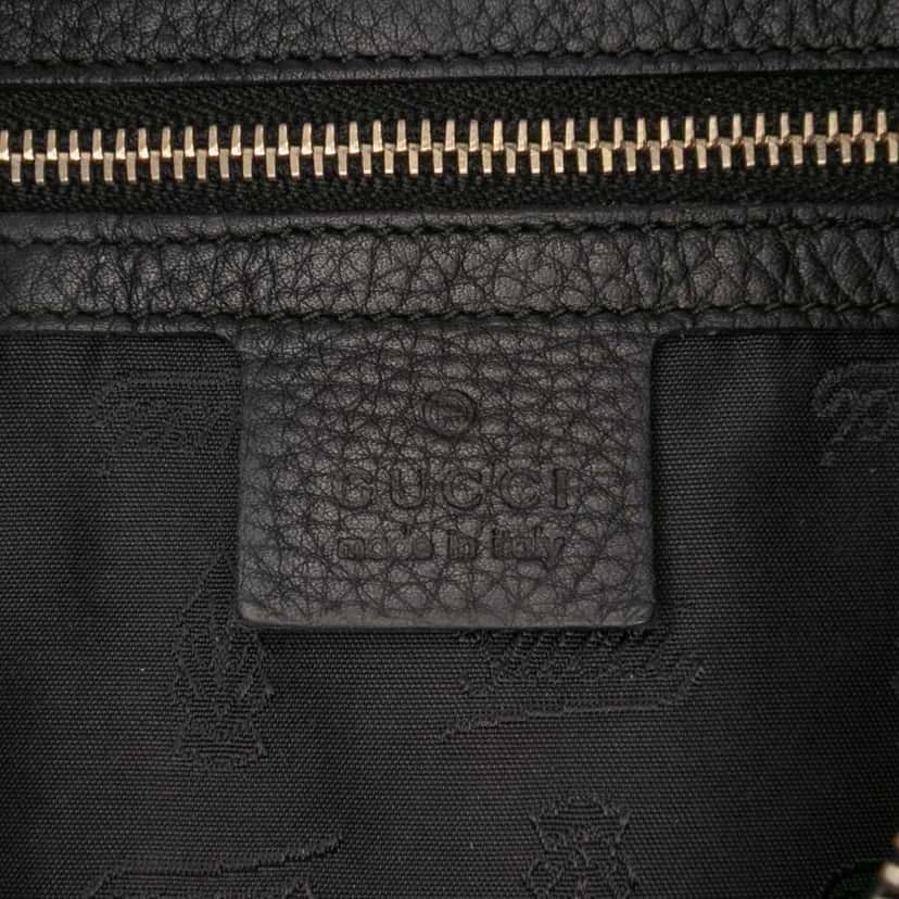 Gucci Medium Diamante Canvas Techno Horsebit Hobo Grey Canvas Fair condition - Box View