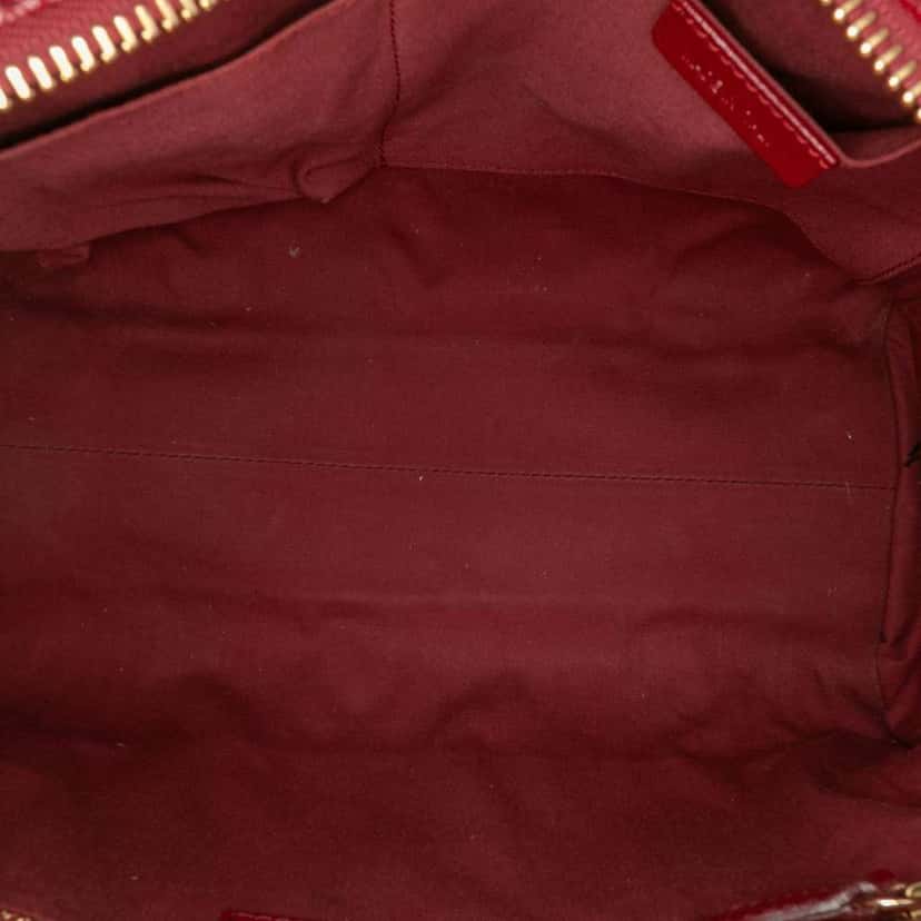 Burberry Haymarket Check Coated Canvas Minford Portrait Satchel Brown Canvas Good condition - Model View
