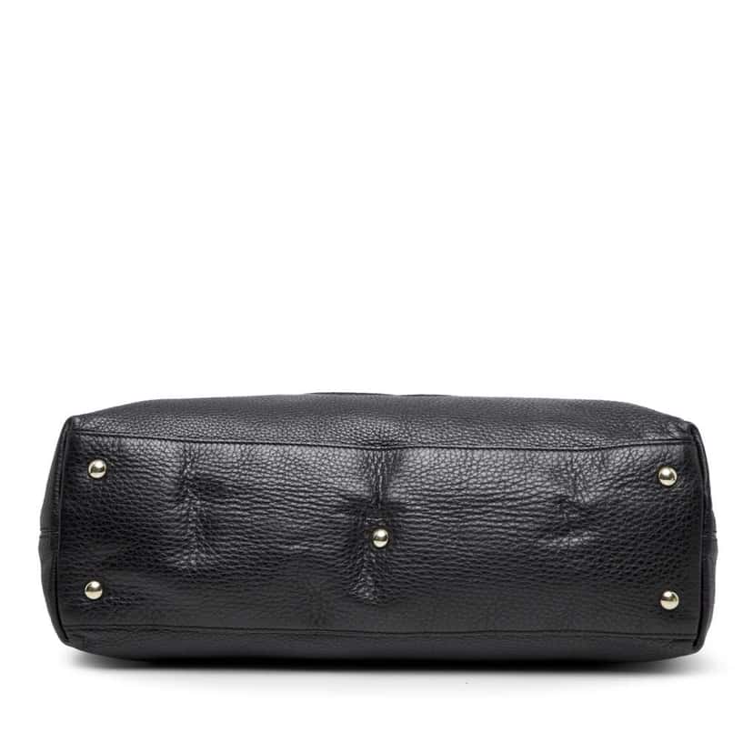 Gucci Medium Leather Soho Working Satchel Black Leather Good condition - Inside View