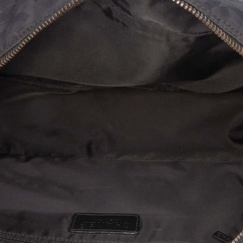 Chanel New Travel Line Nylon Handbag Black Good condition - Model View