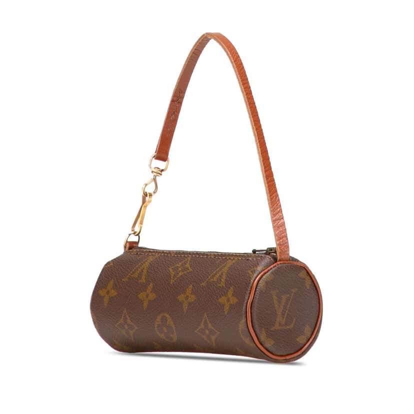 Louis Vuitton Monogram Papillon Pochette Brown Canvas Good condition - Back View