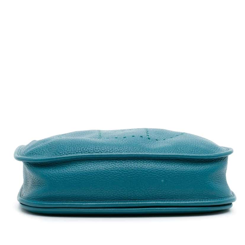 Hermès Clemence Evelyne III 29 Blue Leather Good condition - Inside View