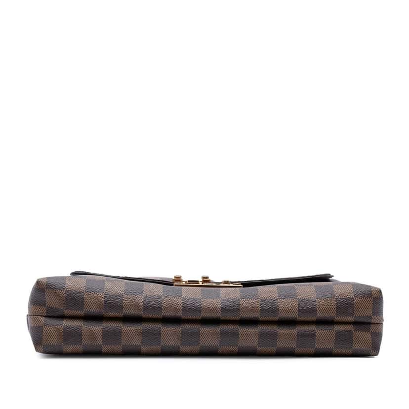 Louis Vuitton Damier Ebene Pochette Ascot Brown Good condition - Inside View