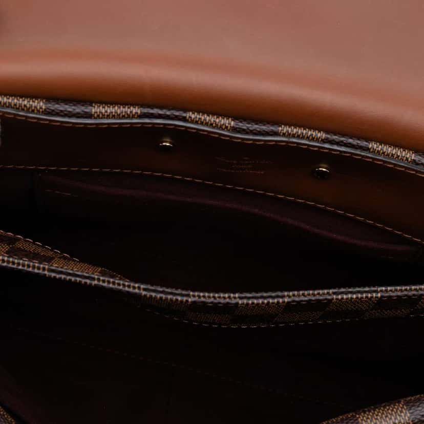 Louis Vuitton Damier Ebene Pochette Ascot Brown Good condition - Model View
