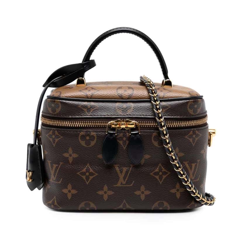Louis Vuitton Monogram Reverse Vanity PM Brown Good condition - Front View