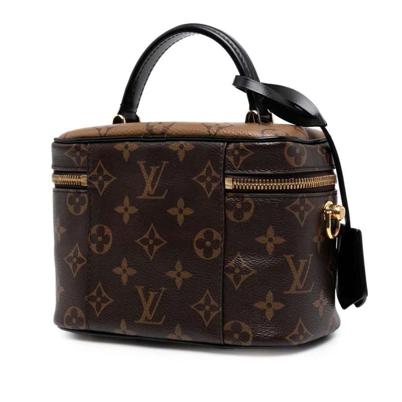 Louis Vuitton Monogram Reverse Vanity PM Brown Good condition - Back View