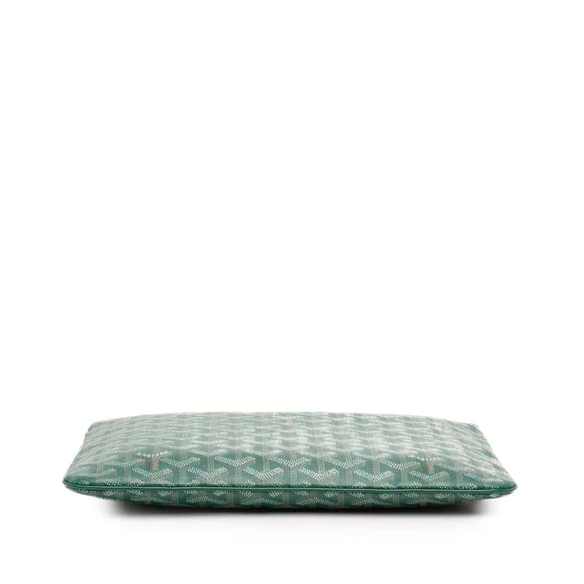 Goyard Goyardine Senat MM Green Canvas Good condition - Inside View