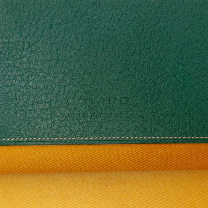 Goyard Goyardine Senat MM Green Canvas Good condition - Box View