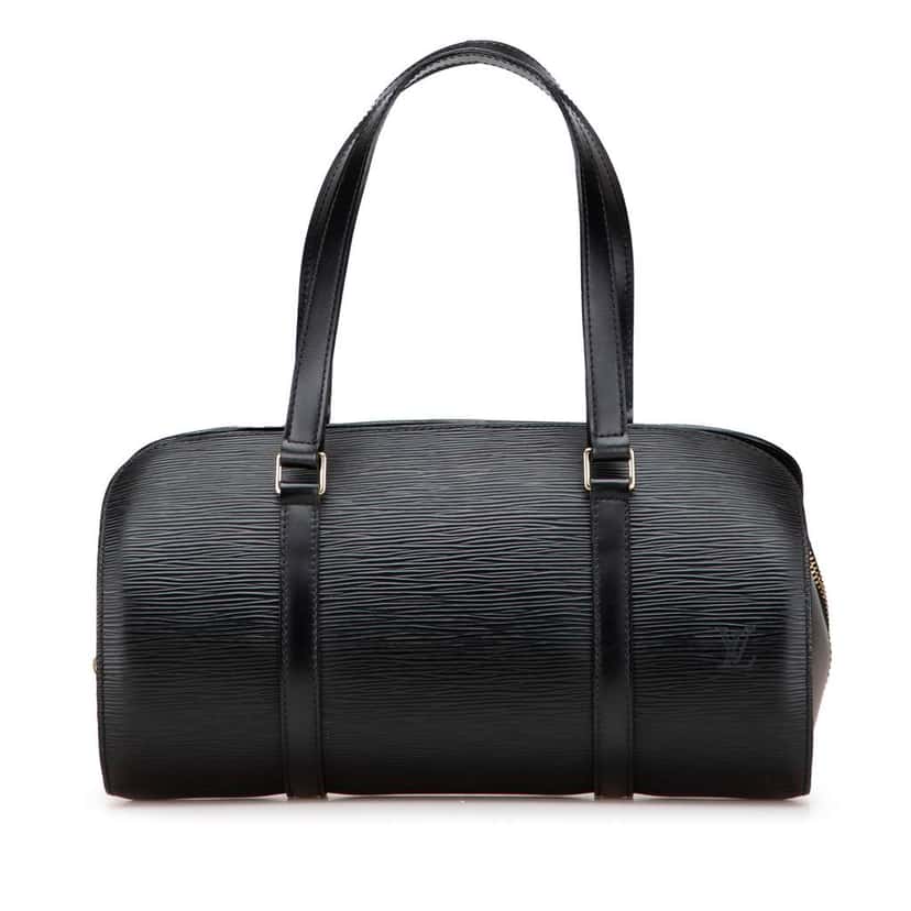 Louis Vuitton Epi Soufflot Black Leather Good condition - Front View