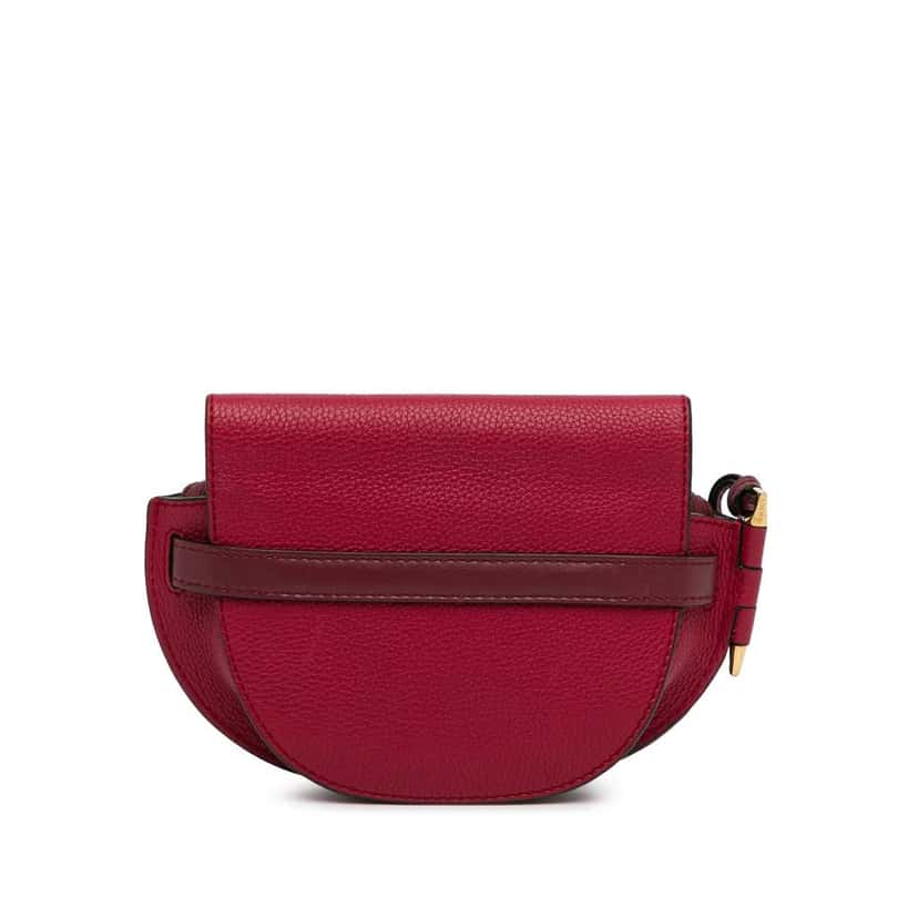 Loewe Mini Leather Gate Bag Red Leather Good condition - Inside View
