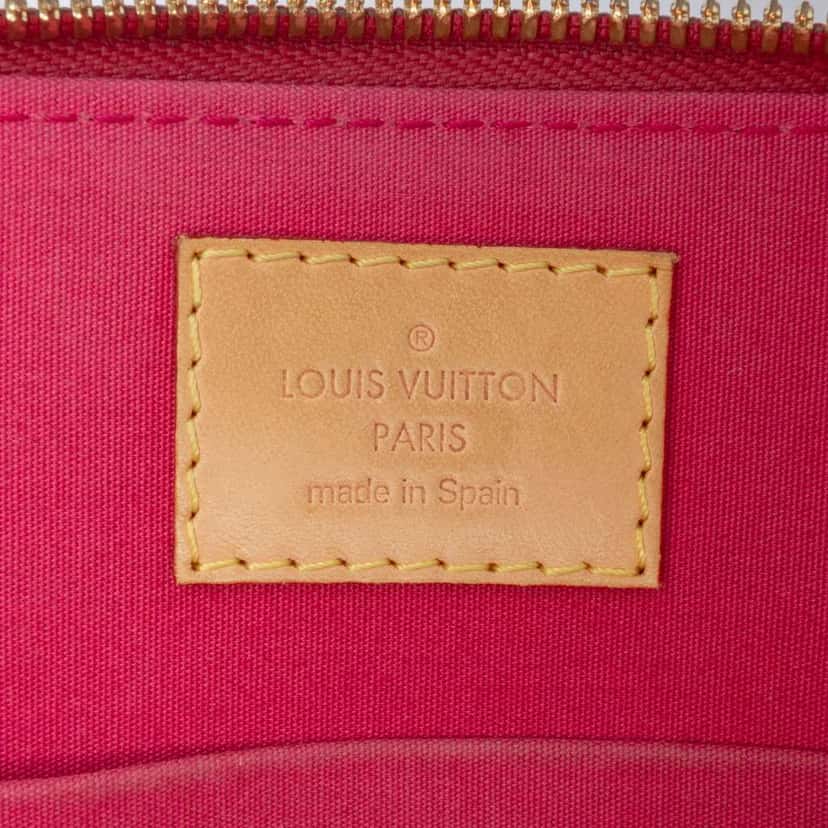 Louis Vuitton Monogram Vernis Alma BB Pink Leather Good condition - Box View