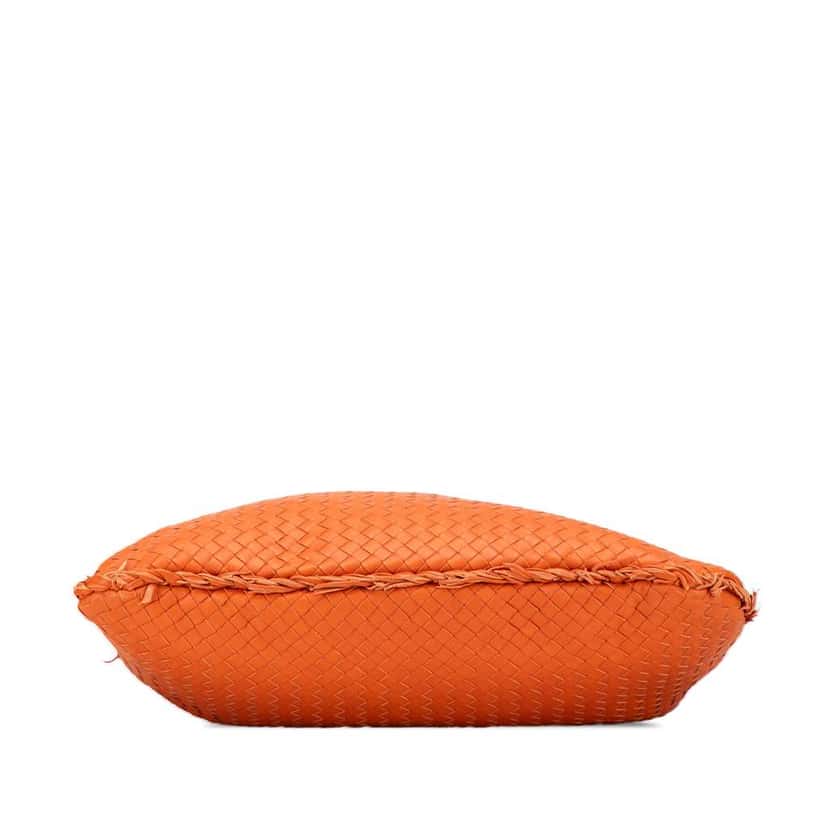 Bottega Veneta Medium Nappa Intrecciato Fuzzy Veneta Hobo Orange Leather Very good condition - Inside View