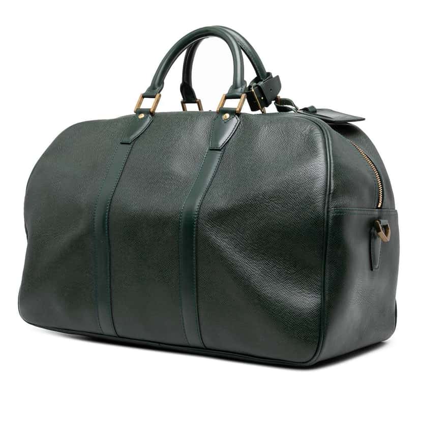 Louis Vuitton Taiga Kendall PM Green Leather Good condition - Back View