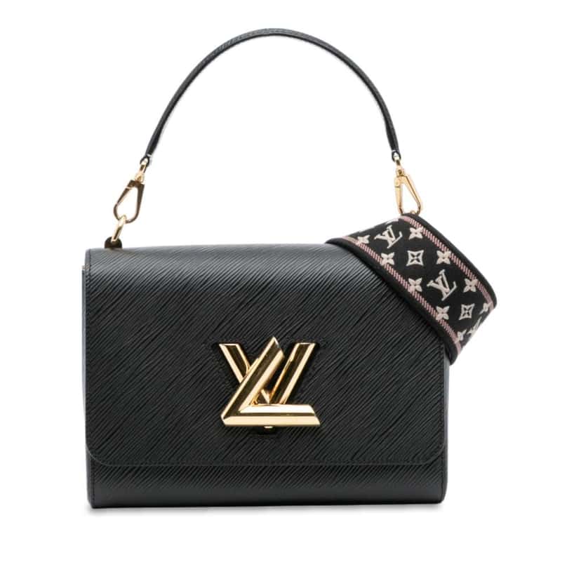 Louis Vuitton Epi Leather and Monogram Canvas Twist MM Black Leather Good condition - Front View