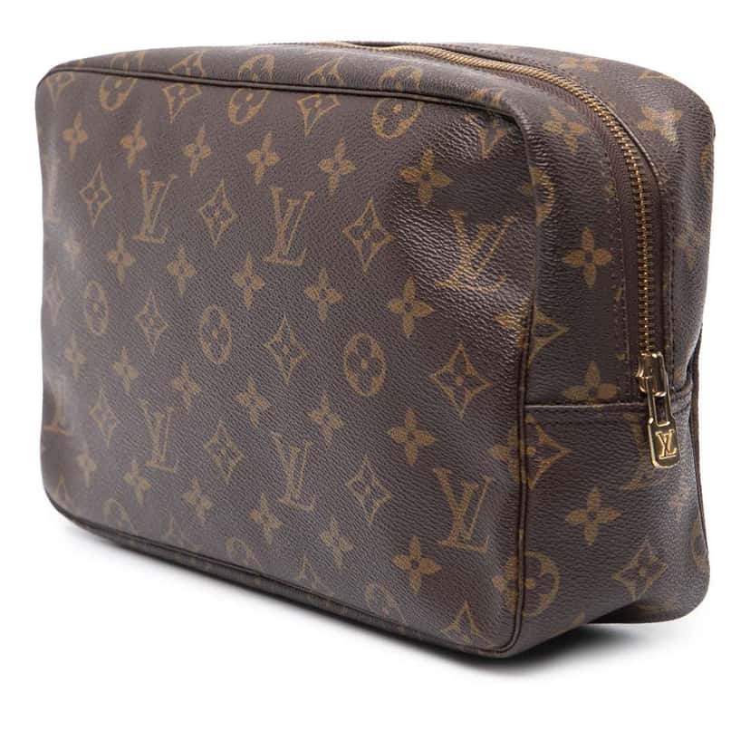 Louis Vuitton Monogram Trousse Toilette 28 Brown Good condition - Back View