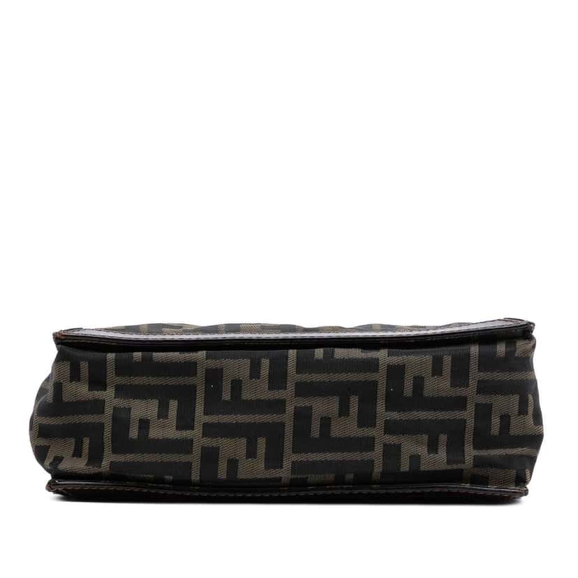 Fendi Mini Zucca Canvas Peekaboo Defender Brown Canvas Fair condition - Inside View