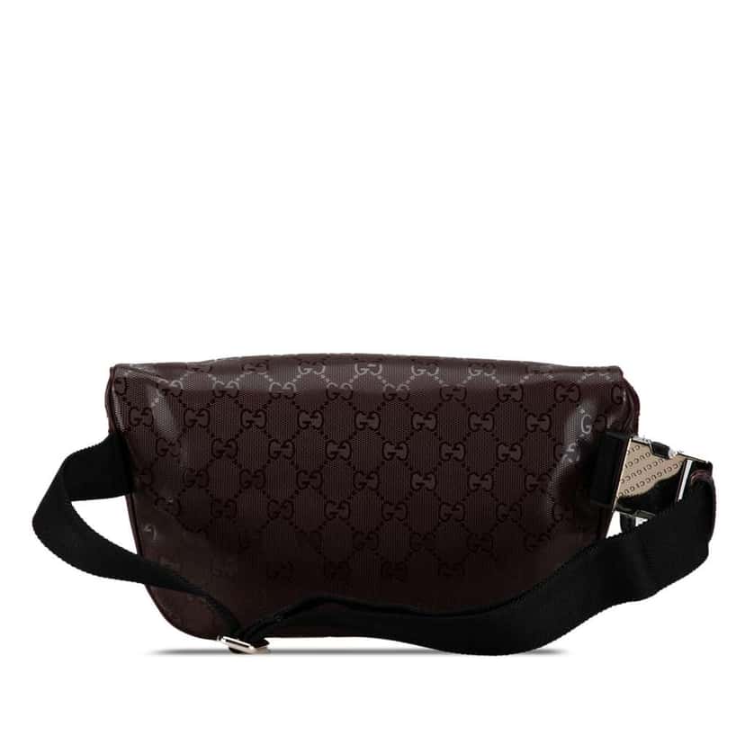 Gucci GG Imprime Belt Bag Red Canvas Good condition - Inside View