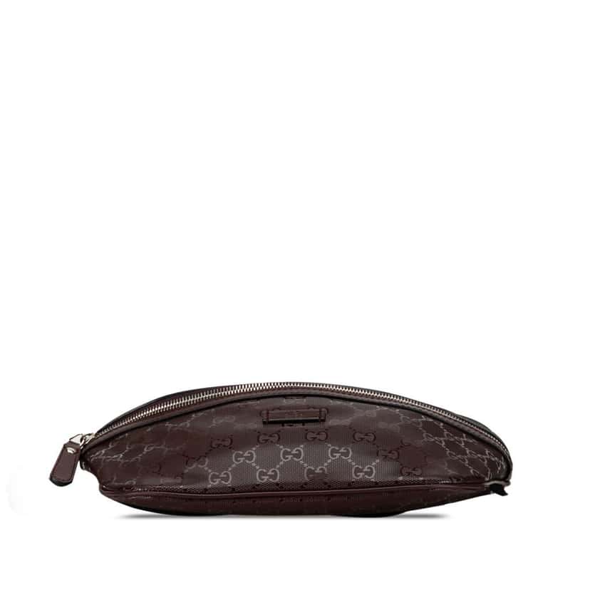 Gucci GG Imprime Belt Bag Red Canvas Good condition - Model View