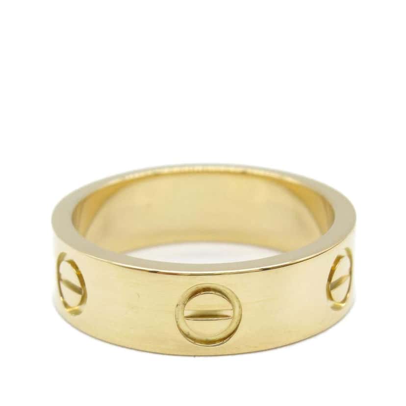 Cartier 18K Yellow Gold Classic Love Ring Gold Gold Good condition - Front View