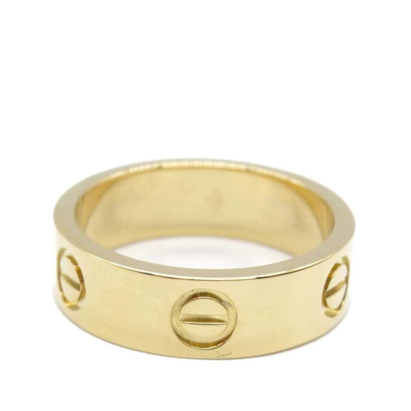 Cartier 18K Yellow Gold Classic Love Ring Gold Gold Good condition - Back View