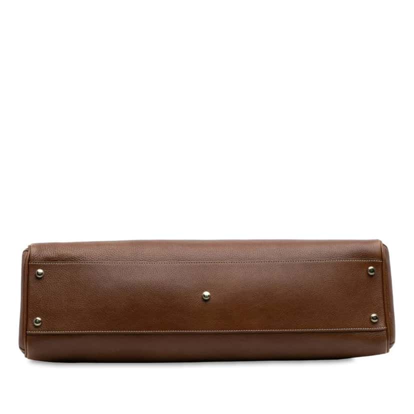 Cartier Medium Leather Marcello de Cartier Satchel Brown Leather Good condition - Inside View