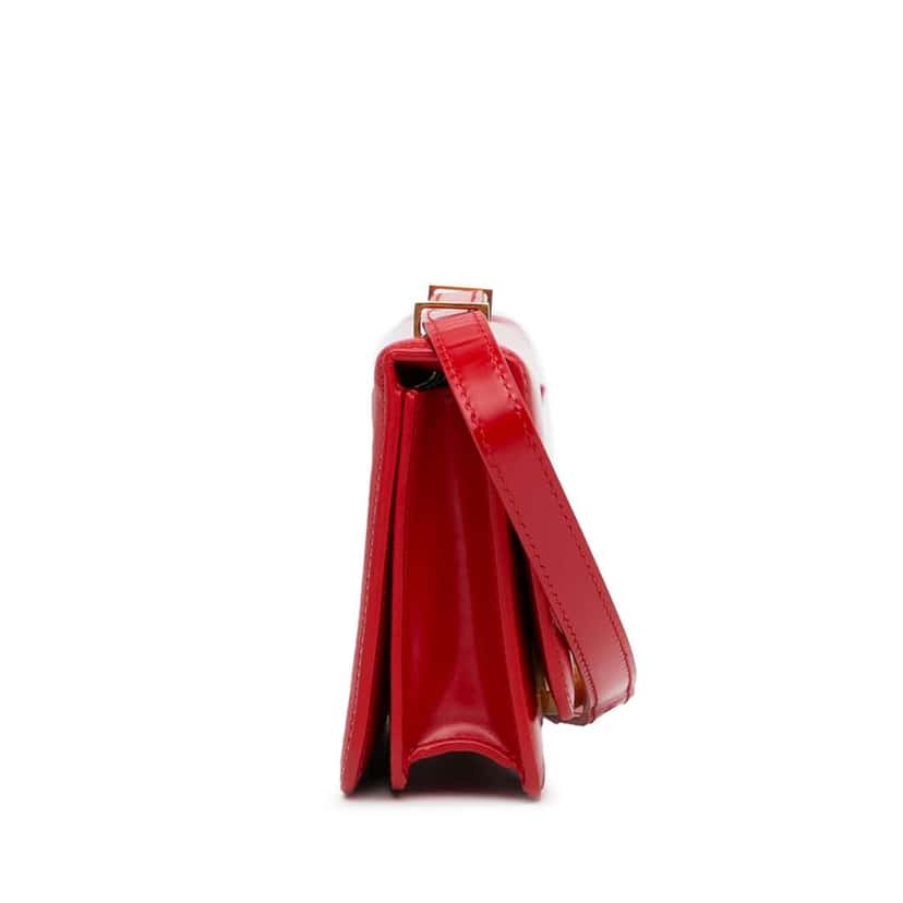 Bottega Veneta Mini BV Classic Crossbody Red Leather Good condition - Inside View
