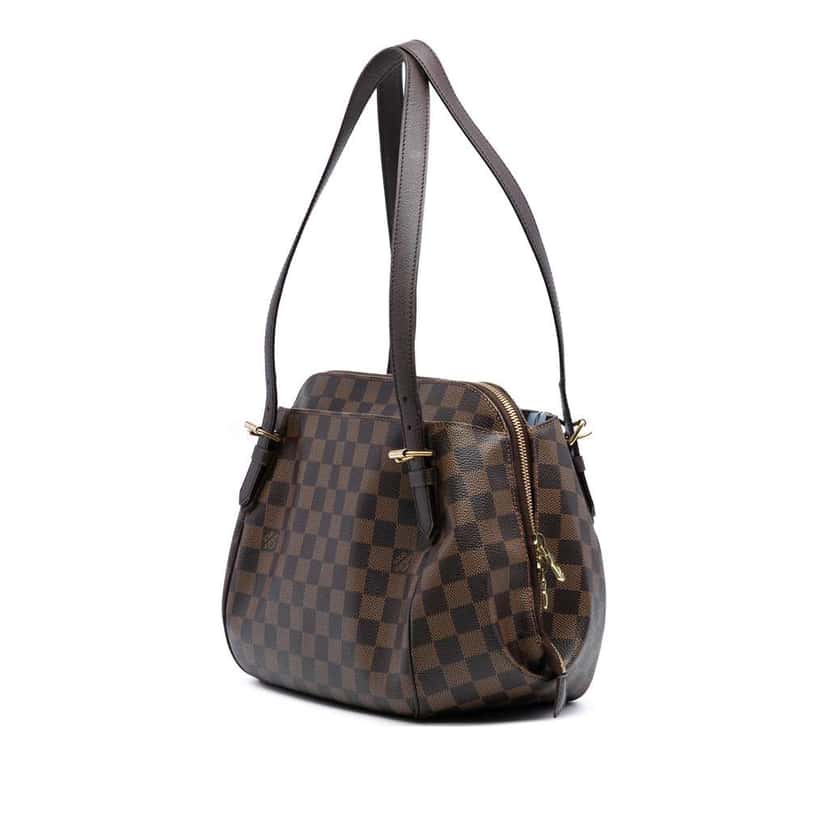Louis Vuitton Damier Ebene Belem MM Brown Good condition - Back View