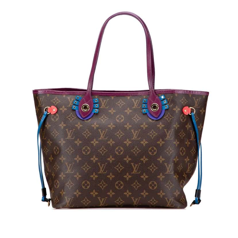 Louis Vuitton Monogram Totem Neo Neverfull MM Brown Good condition - Front View