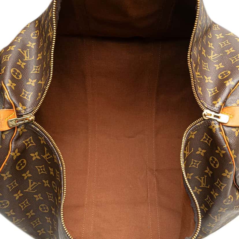 Louis Vuitton Monogram Keepall 60 Brown Good condition - Model View