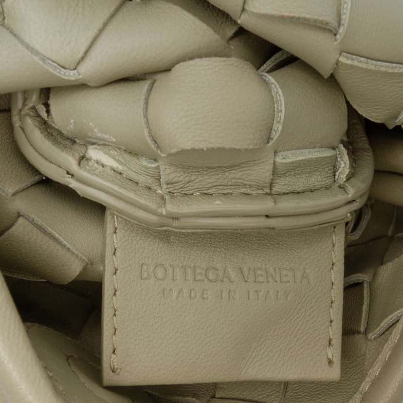 Bottega Veneta Baby Lambskin Intrecciato Sardine Brown Leather Good condition - Box View