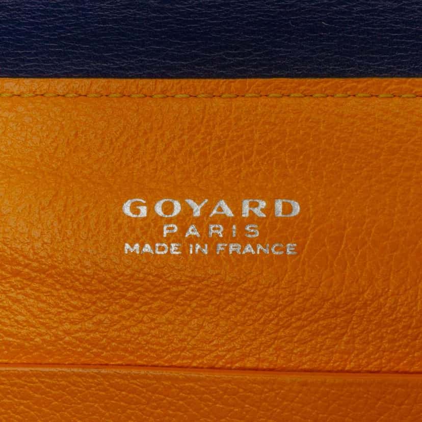 Goyard Mini Goyardine Saigon Souple Blue Canvas Good condition - Box View