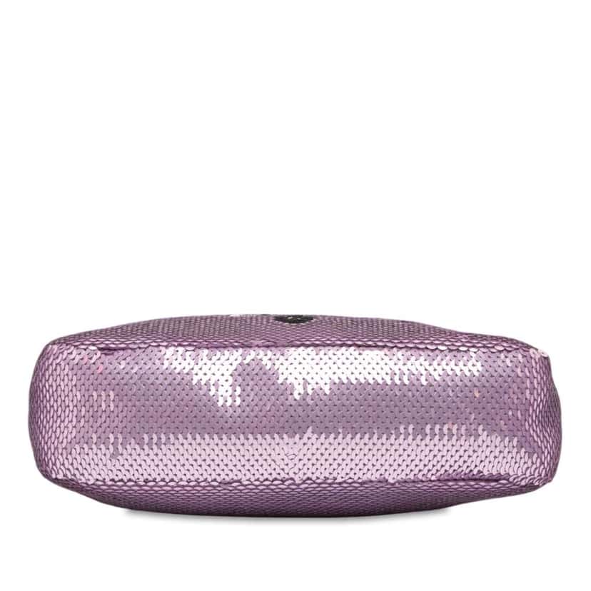 Prada Mini Re Nylon Paillettes Sequin Re Edition 2000 Shoulder Bag Purple Good condition - Inside View