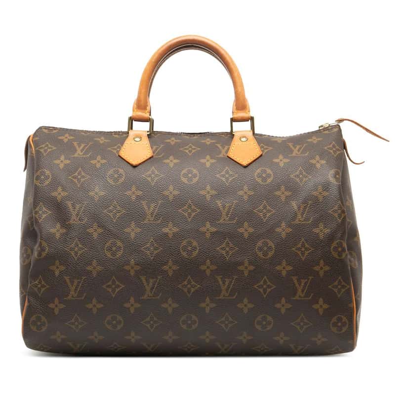 Louis Vuitton Monogram Speedy 35 Brown Good condition - Front View