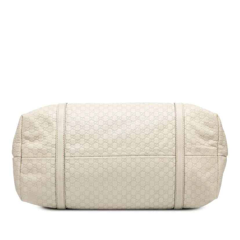 Gucci Microguccissima Nice Tote White Leather Good condition - Inside View