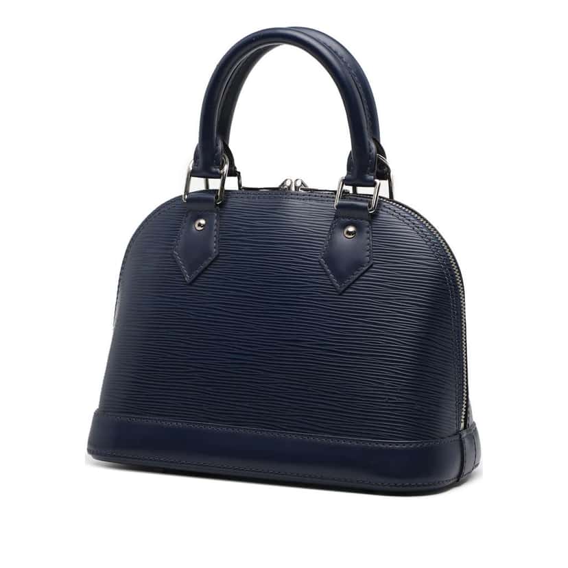Louis Vuitton Epi Alma BB Blue Leather Good condition - Back View