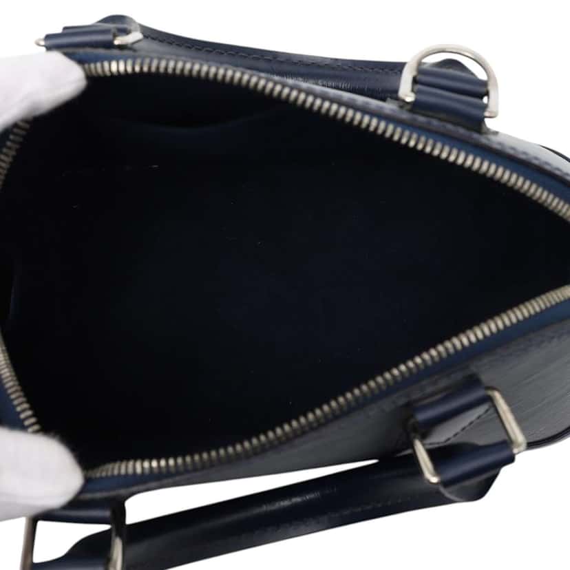 Louis Vuitton Epi Alma BB Blue Leather Good condition - Model View