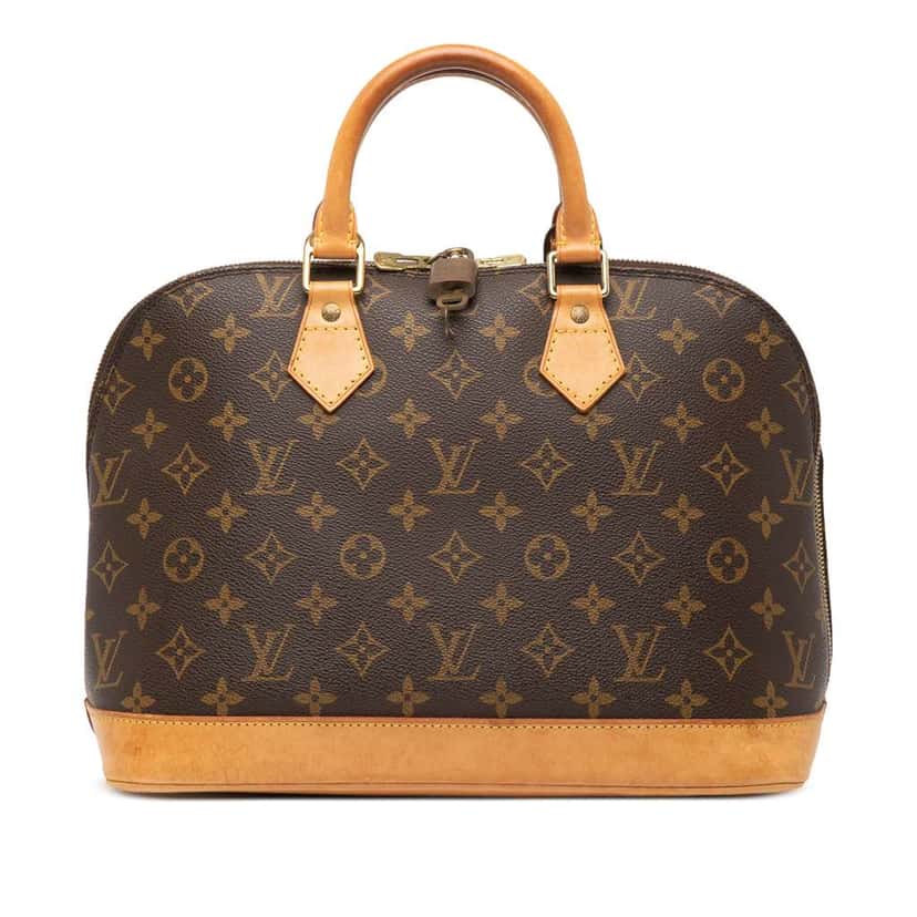 Louis Vuitton Monogram Alma PM Brown Good condition - Front View